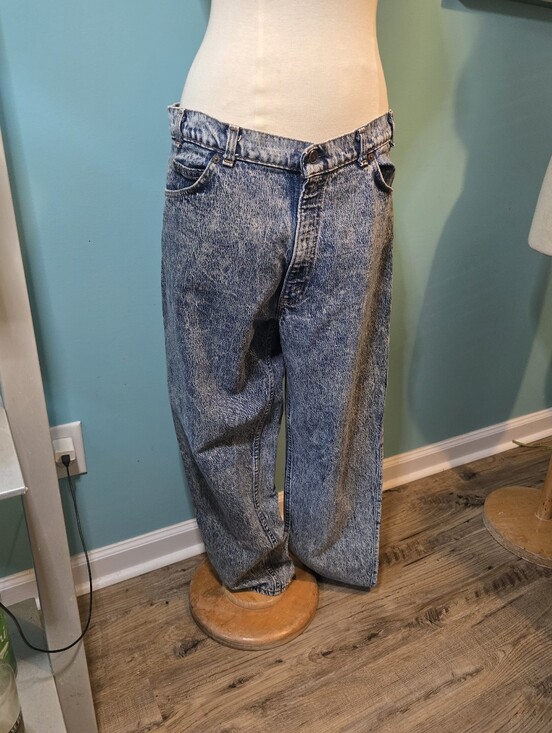 Levi's Denim - Authentic 1980's Levi's 505 Acid Wash Jeans with Paper Tag